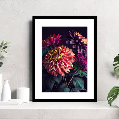 Framed Floral Masterpieces for Contemporary Wall Decor