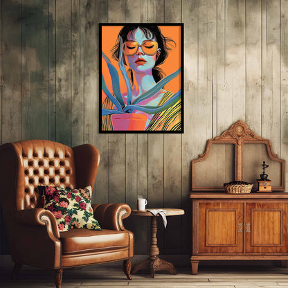 Nature Inspired Framed Art Posters for Home and Office Wall Decor