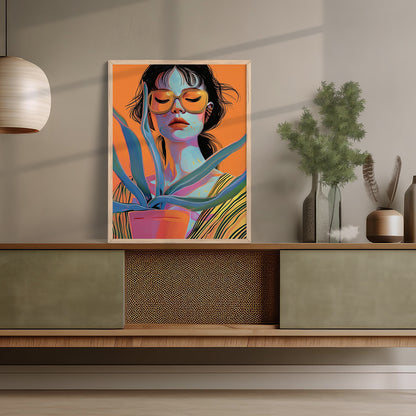 Nature Inspired Framed Art Posters for Home and Office Wall Decor