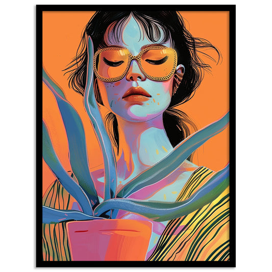 Nature Inspired Framed Art Posters for Home and Office Wall Decor
