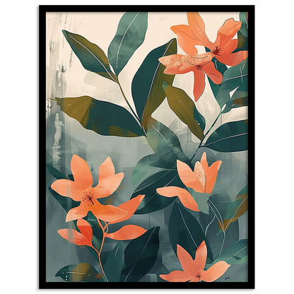 Nature Inspired Framed Art Posters for Home and Office Wall Decor