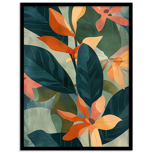 Nature Inspired Framed Art Posters for Home and Office Wall Decor