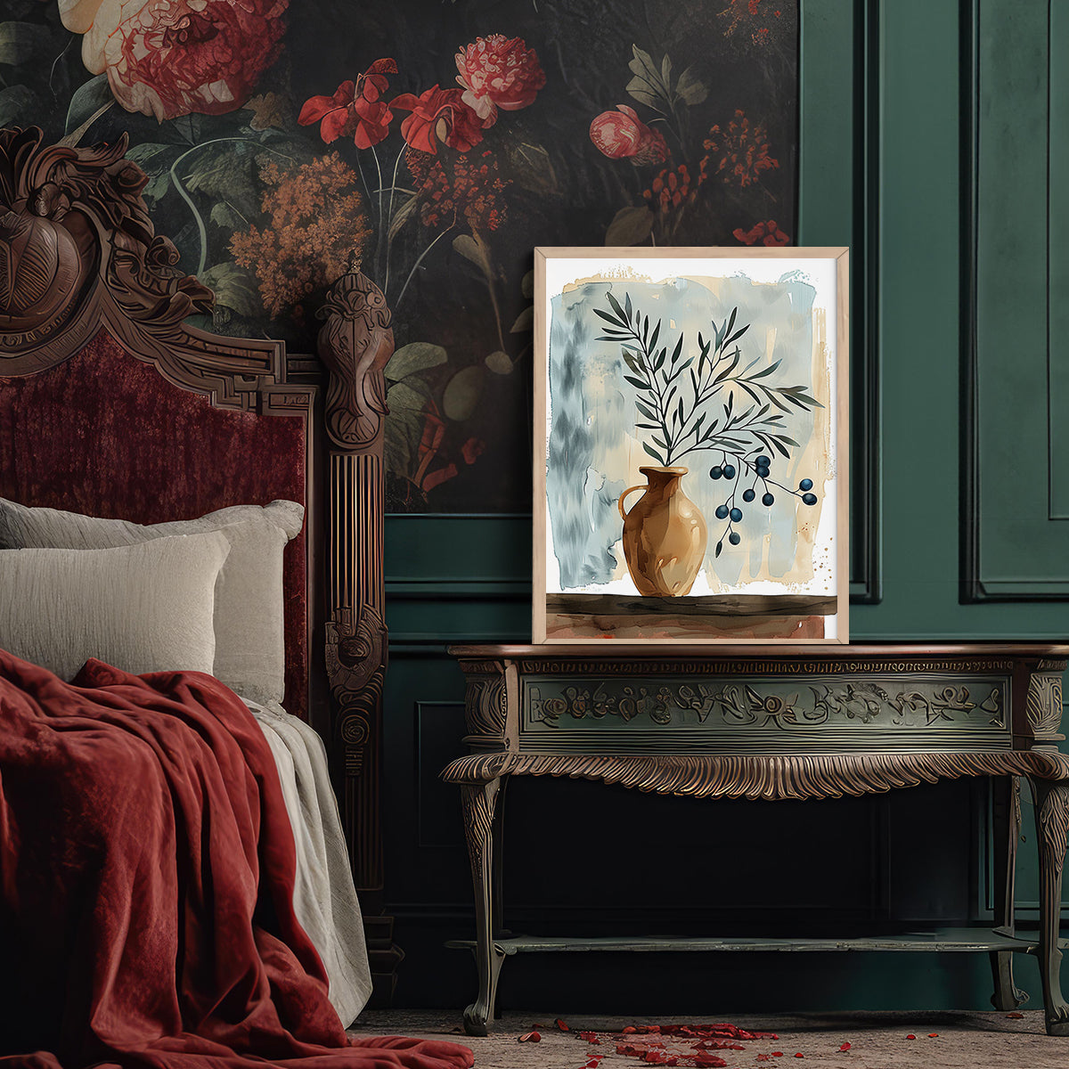 Nature Inspired Framed Art Posters for Home and Office Wall Decor