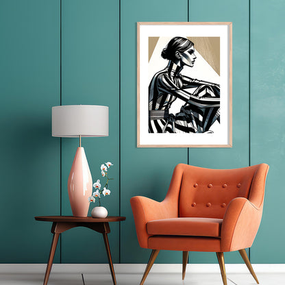 Modern Art Framed Posters for Home & Office Decor