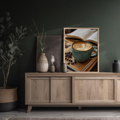 Coffee Cup Framed Paintings for living room office