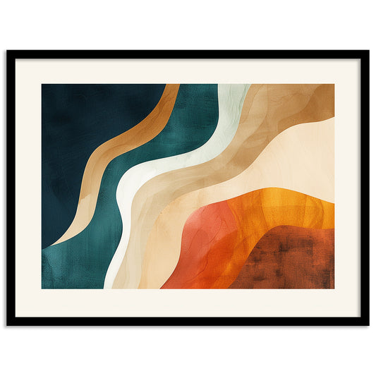 Abstract Modern Art Framed Wall Painting for Living Room