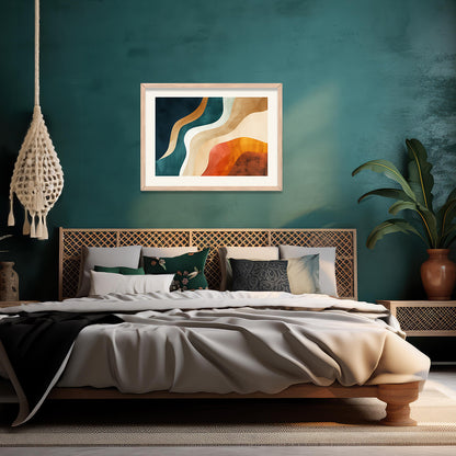 Abstract Modern Art Framed Wall Painting for Living Room