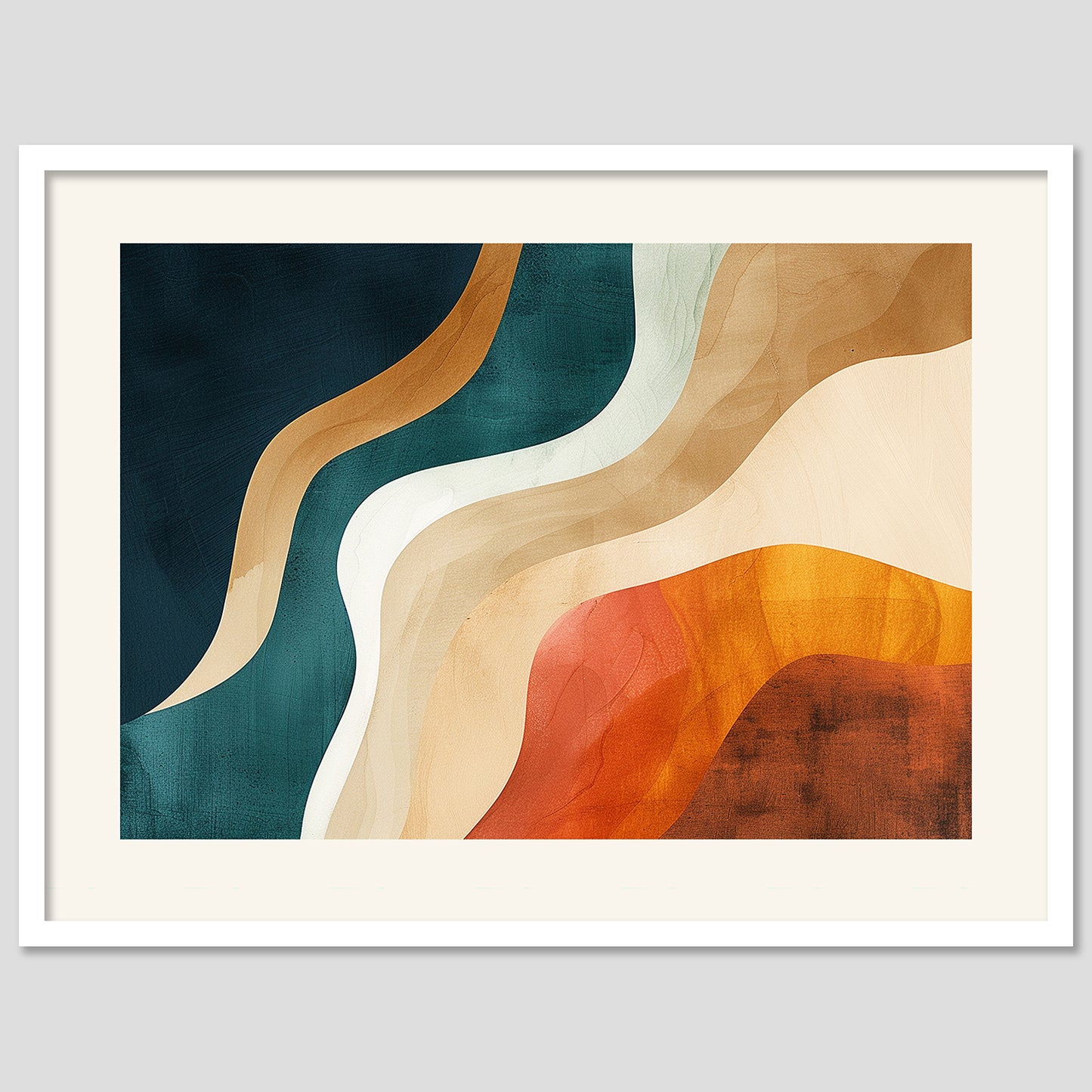 Abstract Modern Art Framed Wall Painting for Living Room