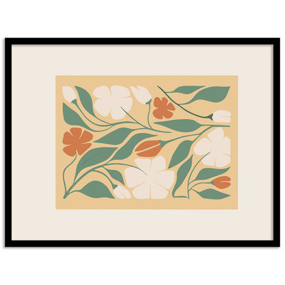 Leaves Wall Art Framed Paintings for living room