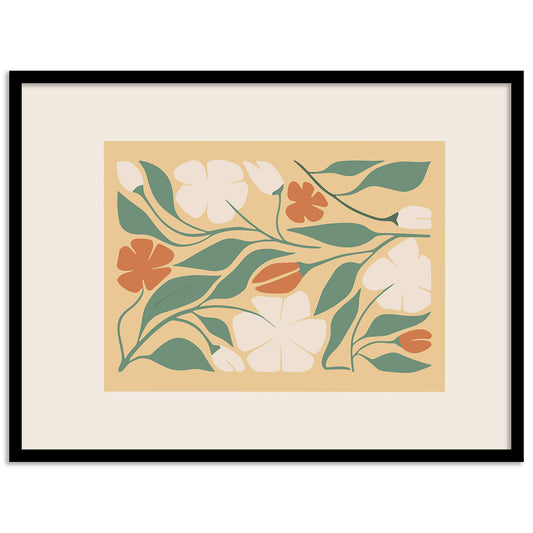 Leaves Wall Art Framed Paintings for living room