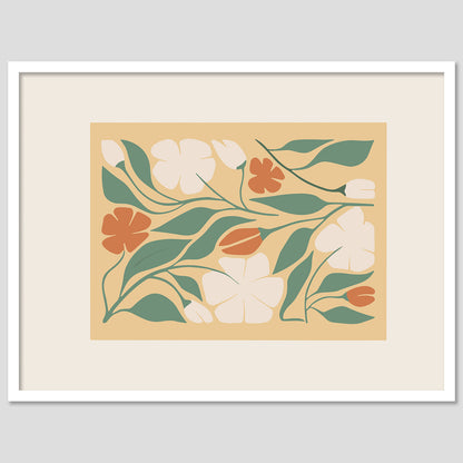 Leaves Wall Art Framed Paintings for living room