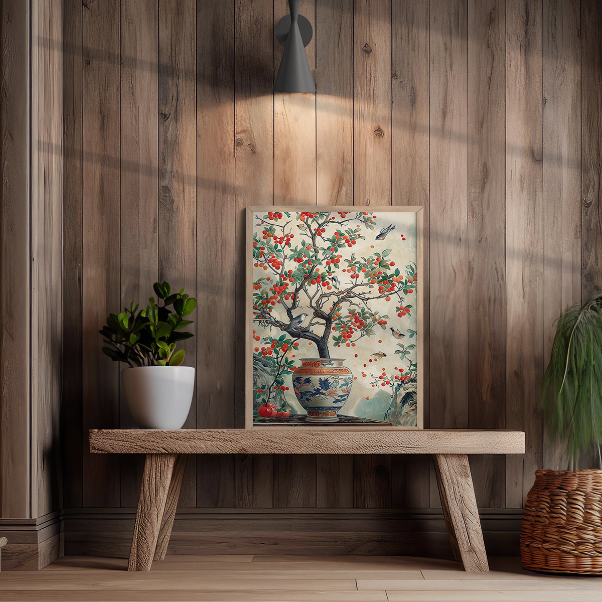 Nature Inspired Framed Art Posters for Home and Office Wall Decor