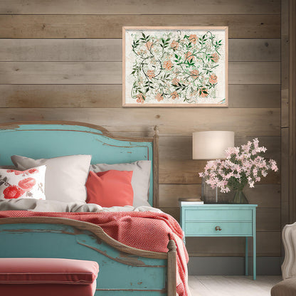 Floral Wall Paintings For Wall Hanging Decor