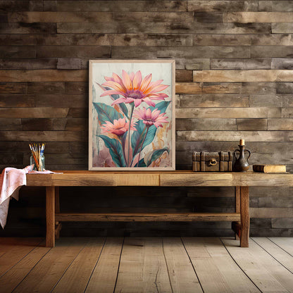 Floral Wall Paintings For Wall Hanging Decor