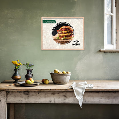 Framed Posters for Kitchen and Restaurant Wall Décor