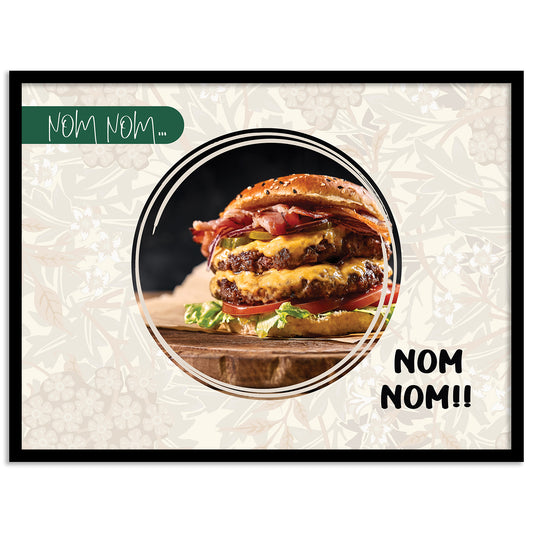 Framed Posters for Kitchen and Restaurant Wall Décor