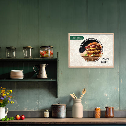 Framed Posters for Kitchen and Restaurant Wall Décor