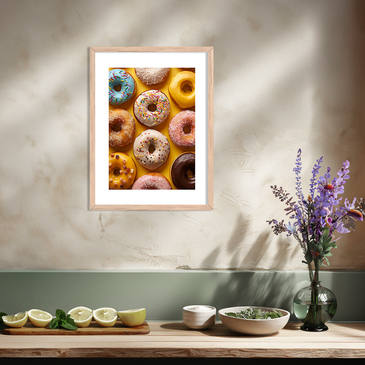 Framed Posters for Kitchen and Restaurant Wall Décor