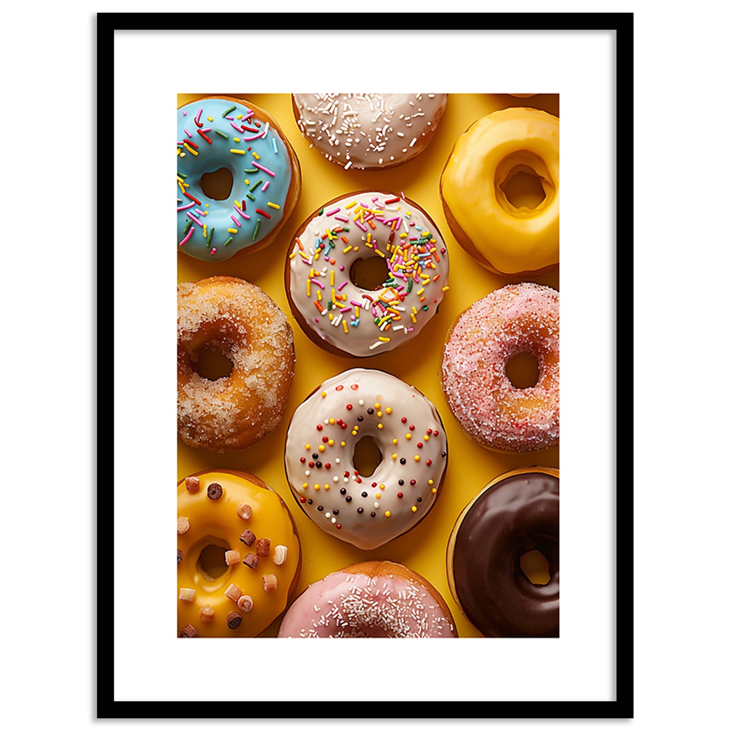 Framed Posters for Kitchen and Restaurant Wall Décor