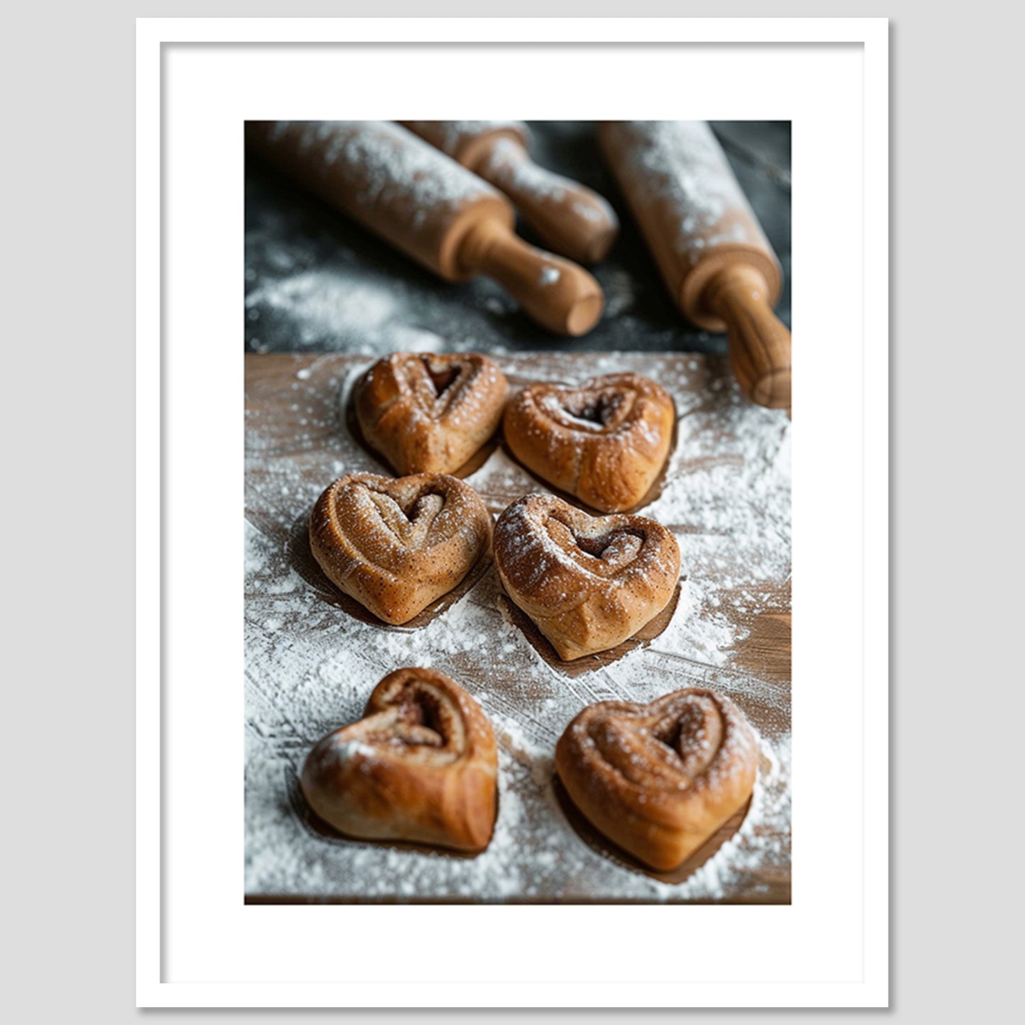 Framed Posters for Kitchen and Restaurant Wall Décor