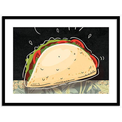 Framed Posters for Kitchen and Restaurant Wall Décor