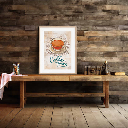 Modern & Classic Framed Kitchen Posters