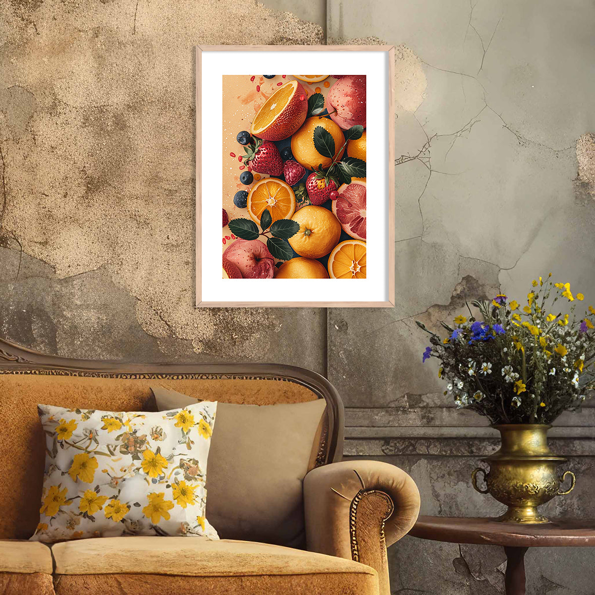 Framed Posters for Kitchen and Dining Room Elegance