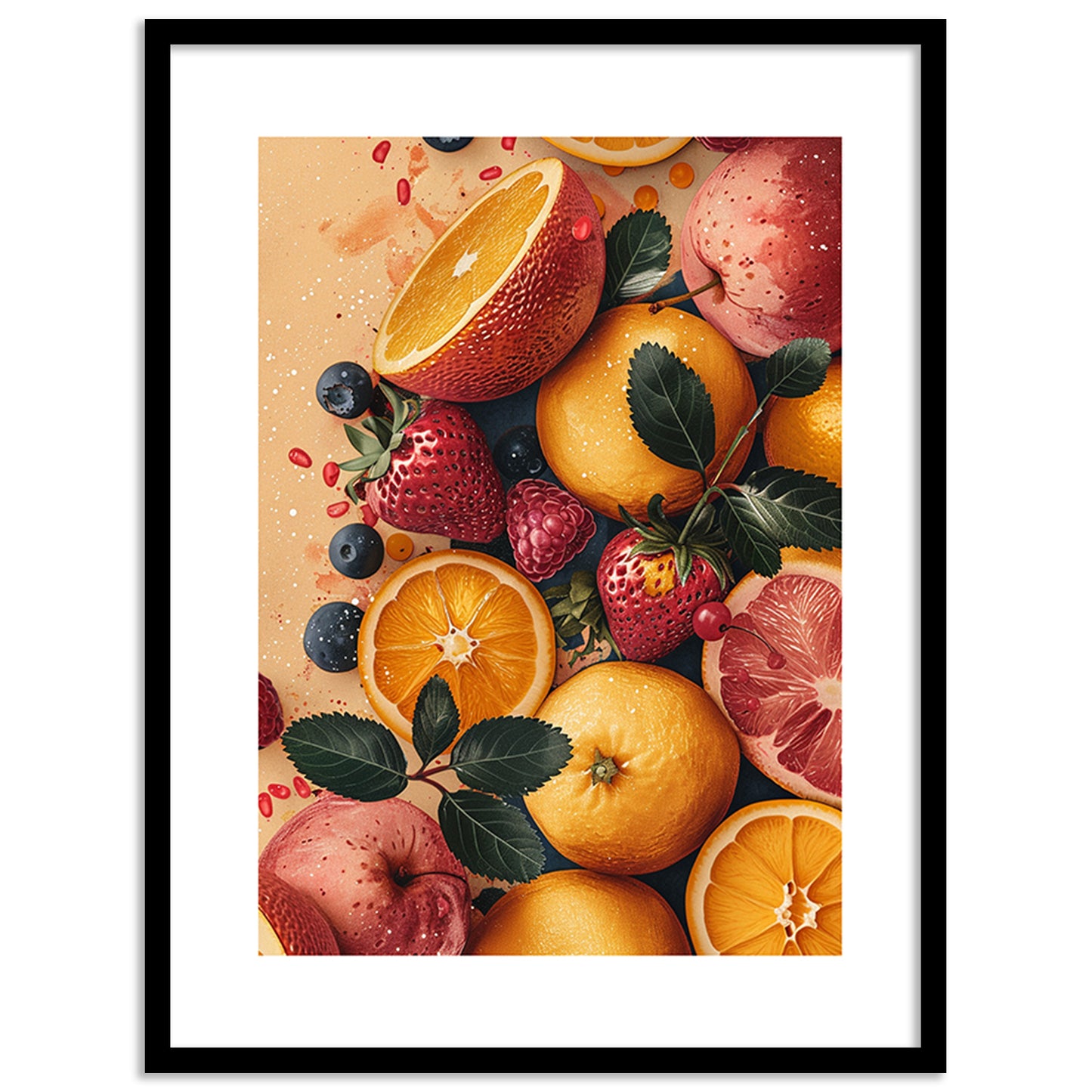 Framed Posters for Kitchen and Dining Room Elegance