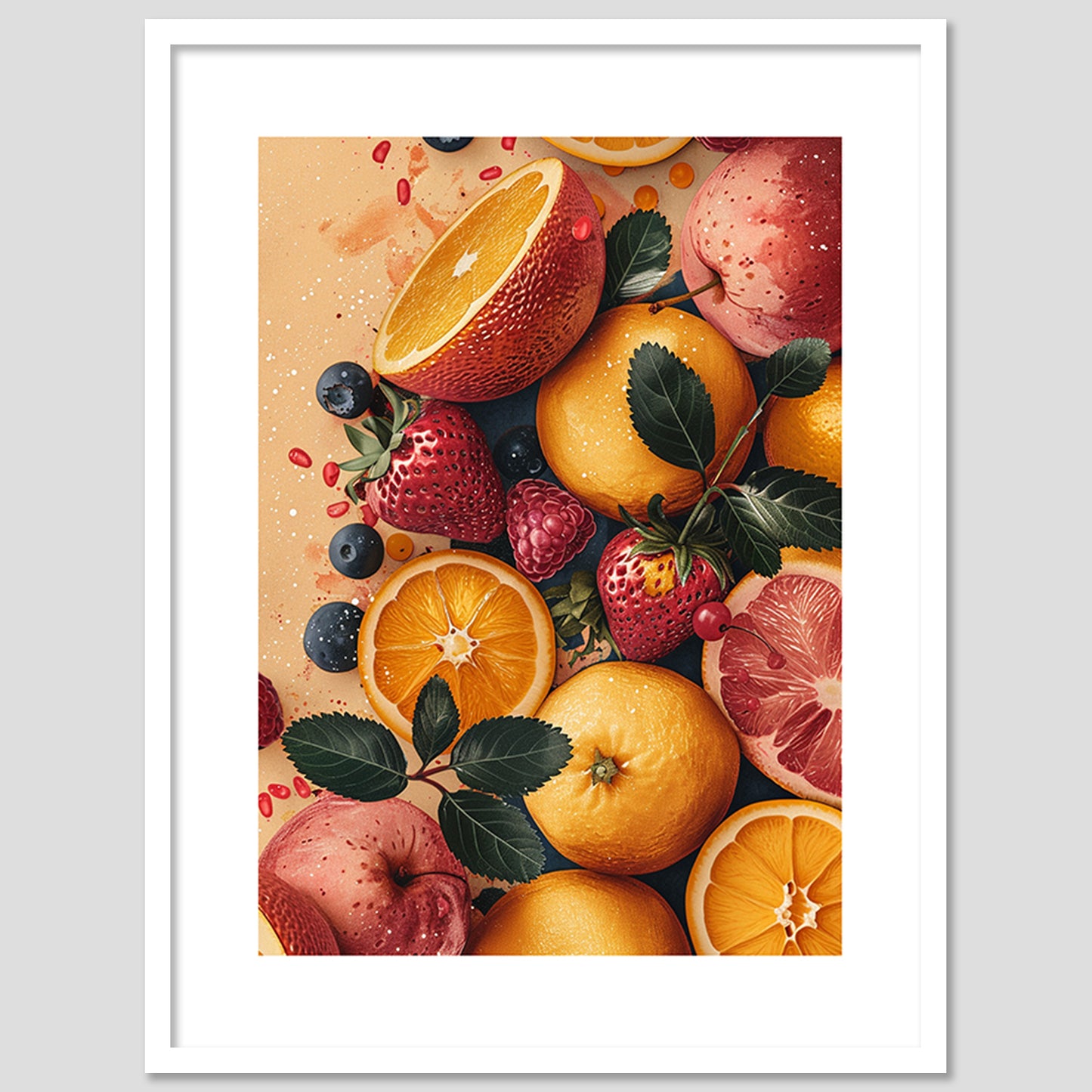 Framed Posters for Kitchen and Dining Room Elegance