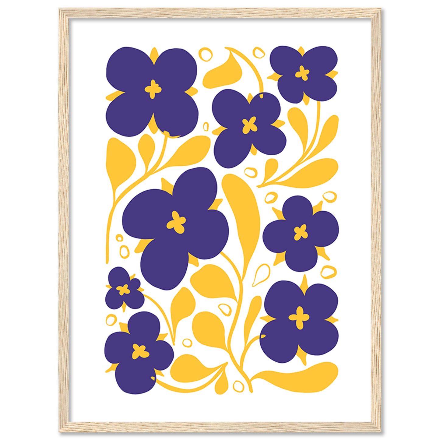 Floral Framed Posters for Home & Office Decor