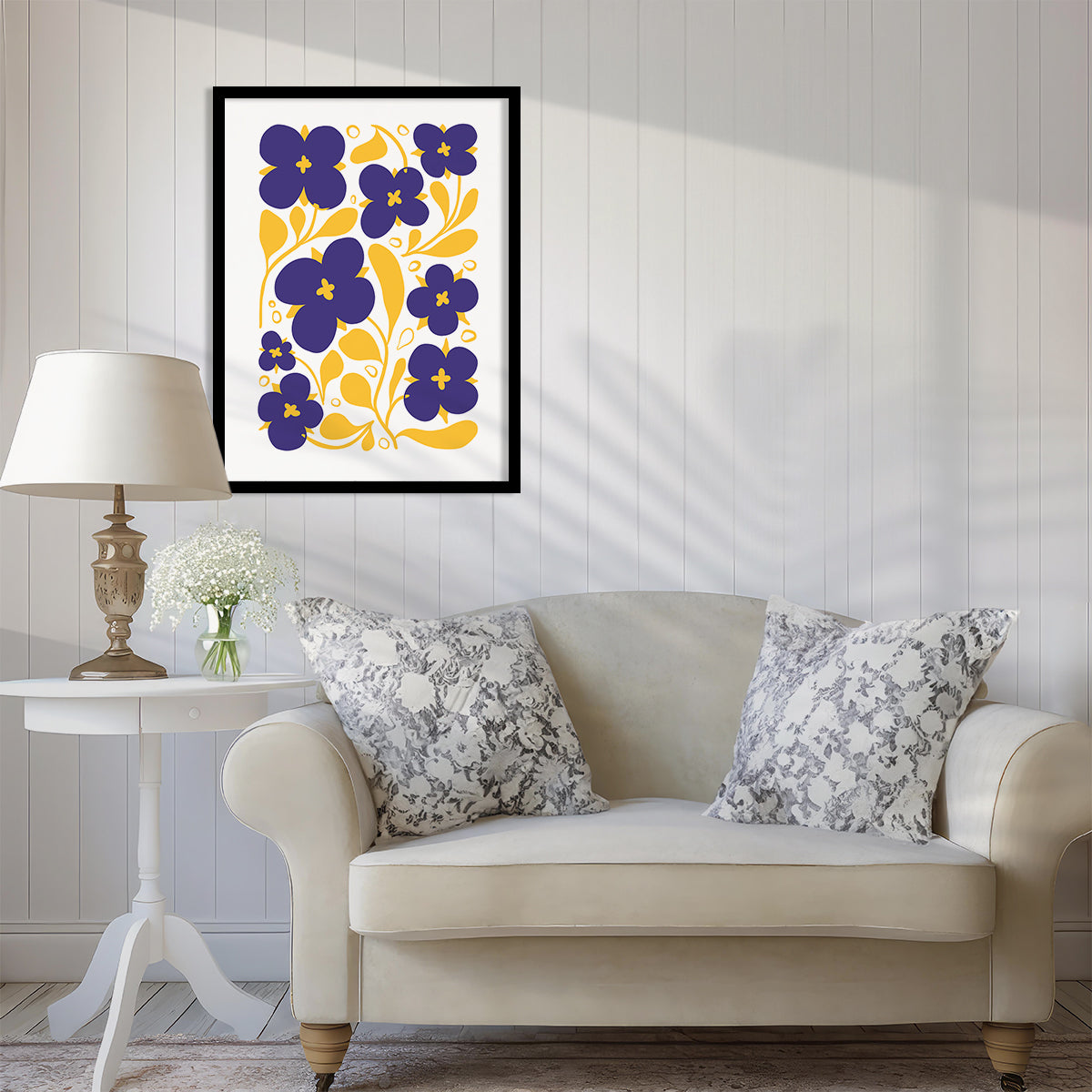 Floral Framed Posters for Home & Office Decor