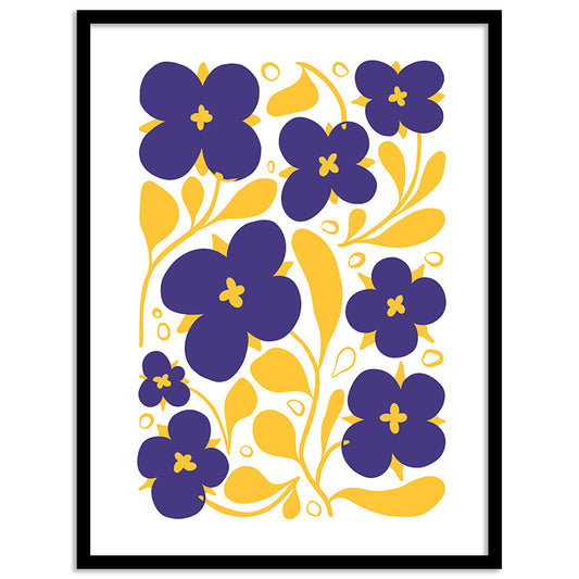 Floral Framed Posters for Home & Office Decor