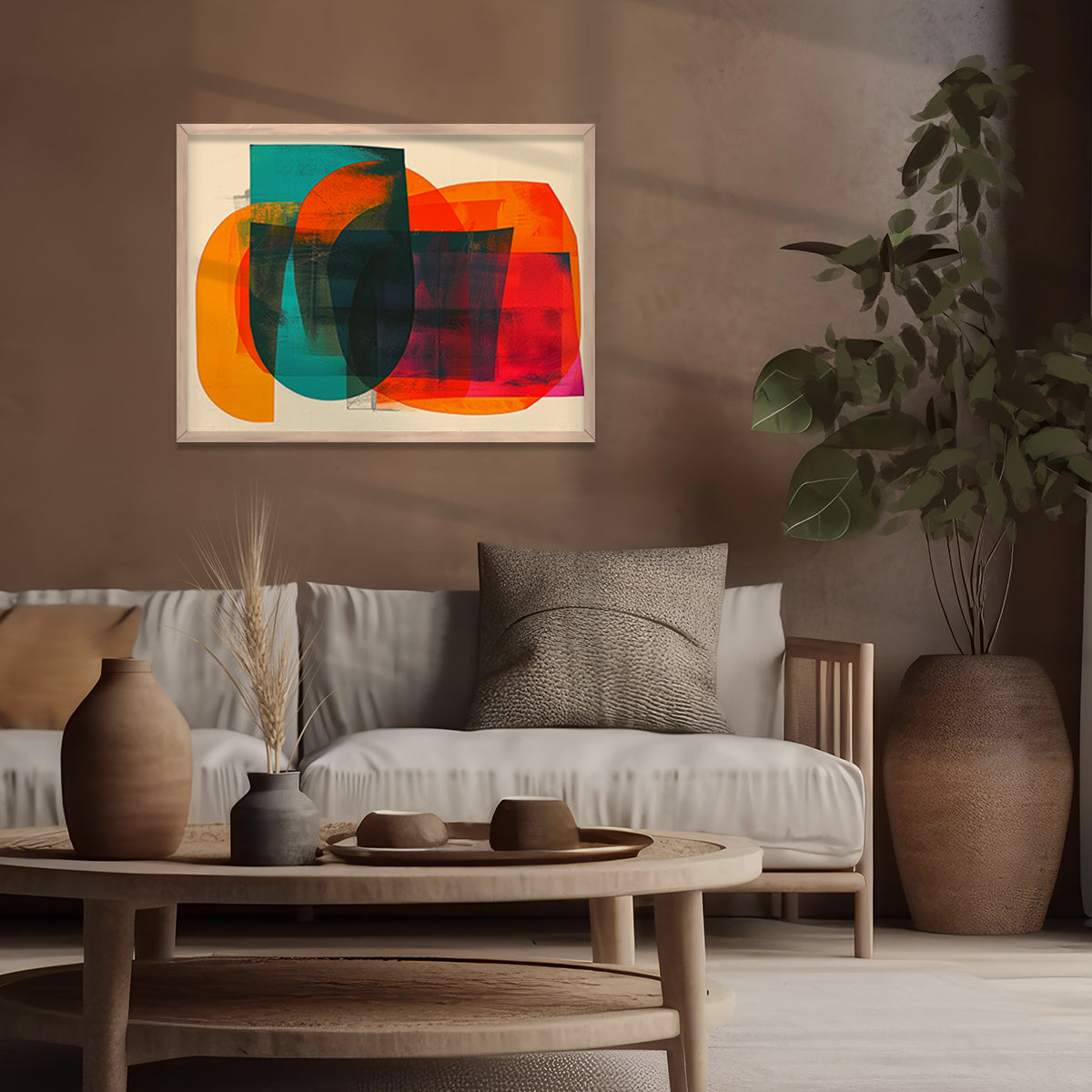 Abstract Wall Painting For Home Decor