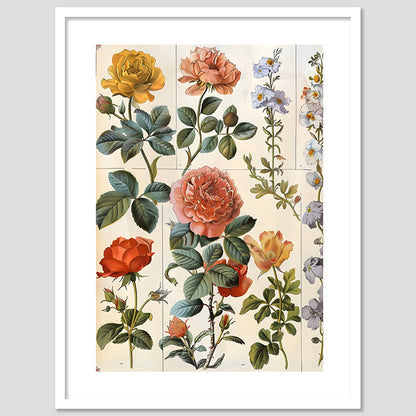 Floral Framed Posters for Home & Office Decor