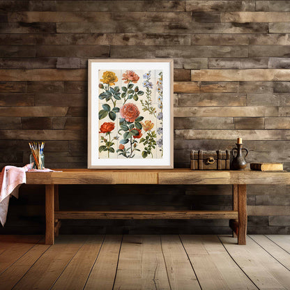 Floral Framed Posters for Home & Office Decor