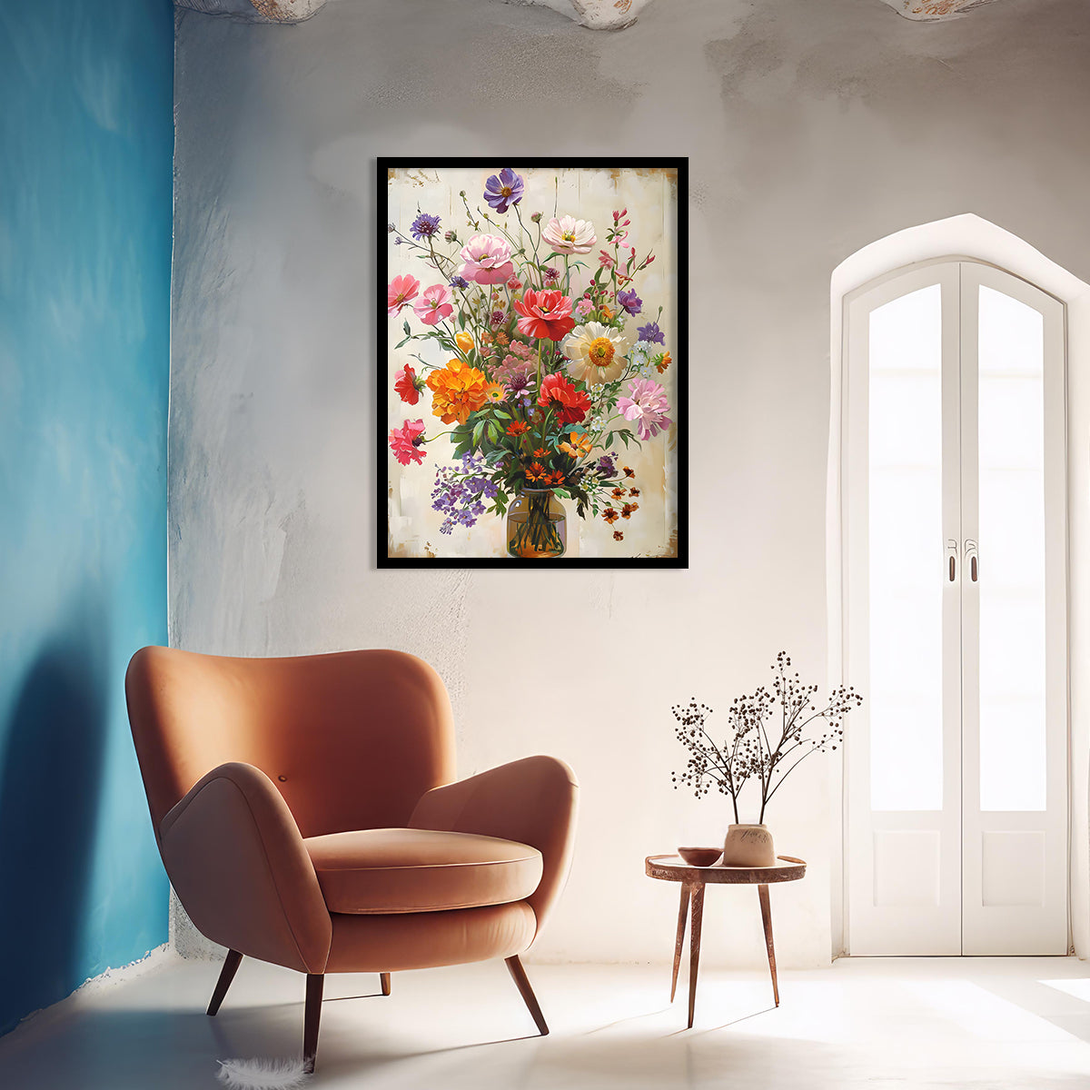 Floral Framed Posters for Home & Office Decor