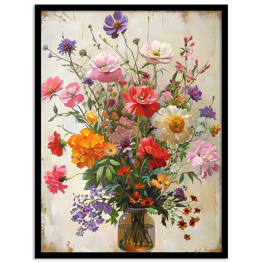 Floral Framed Posters for Home & Office Decor