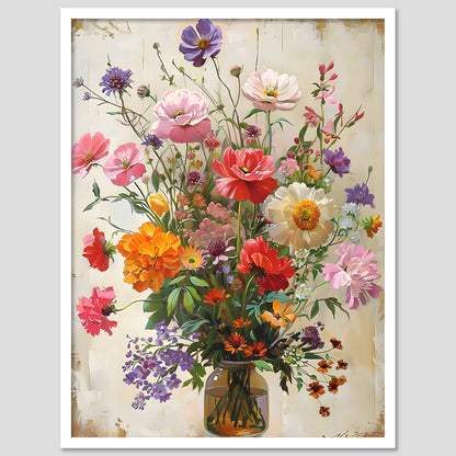 Floral Framed Posters for Home & Office Decor