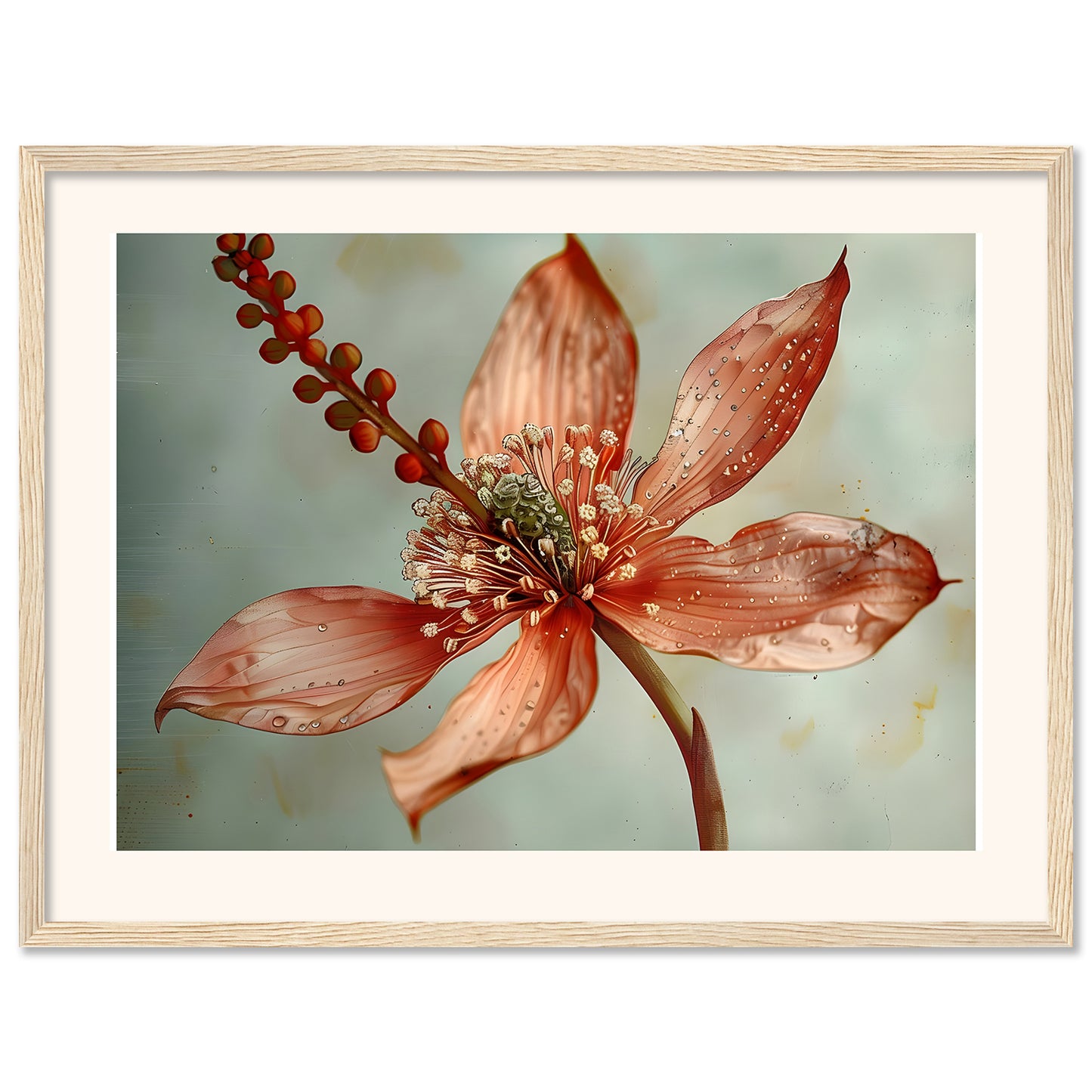 Floral Framed Posters for Home & Office Decor