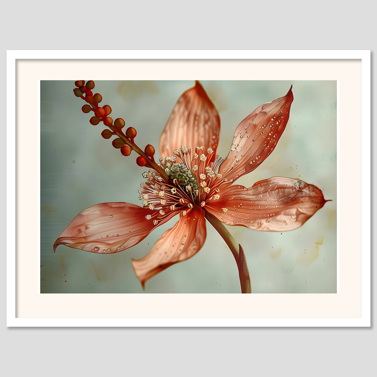 Floral Framed Posters for Home & Office Decor