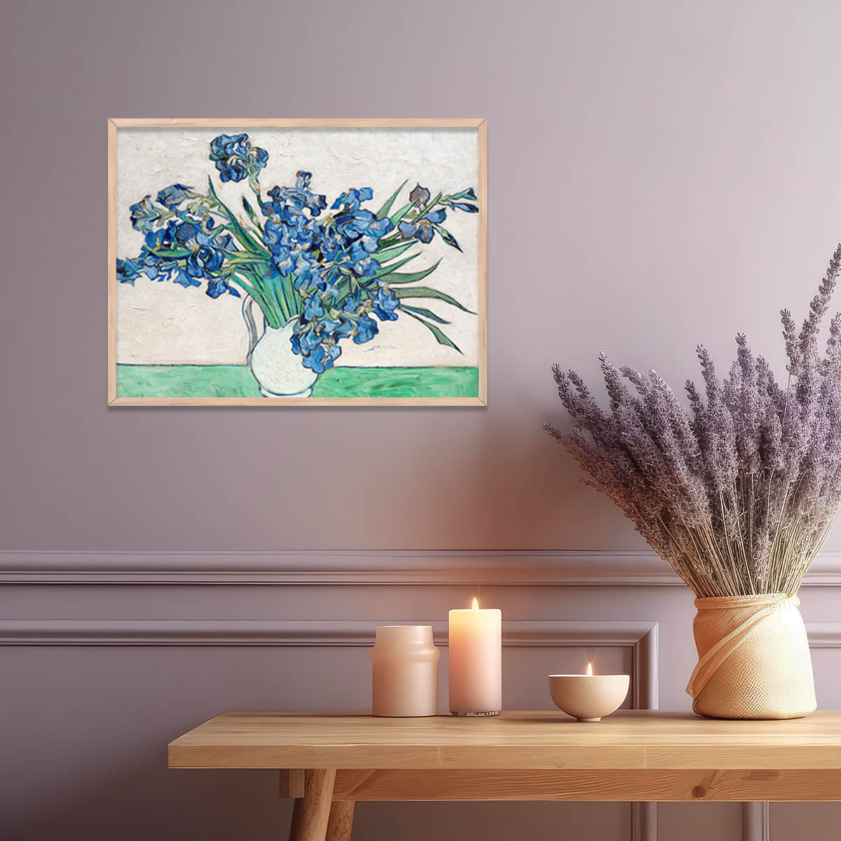 Floral Wall Paintings For Hanging Frame For Home Decor Living Room