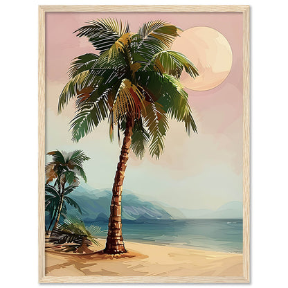 Palm Tree Wall Paintings For Hanging Frame For Home Decor Living Room