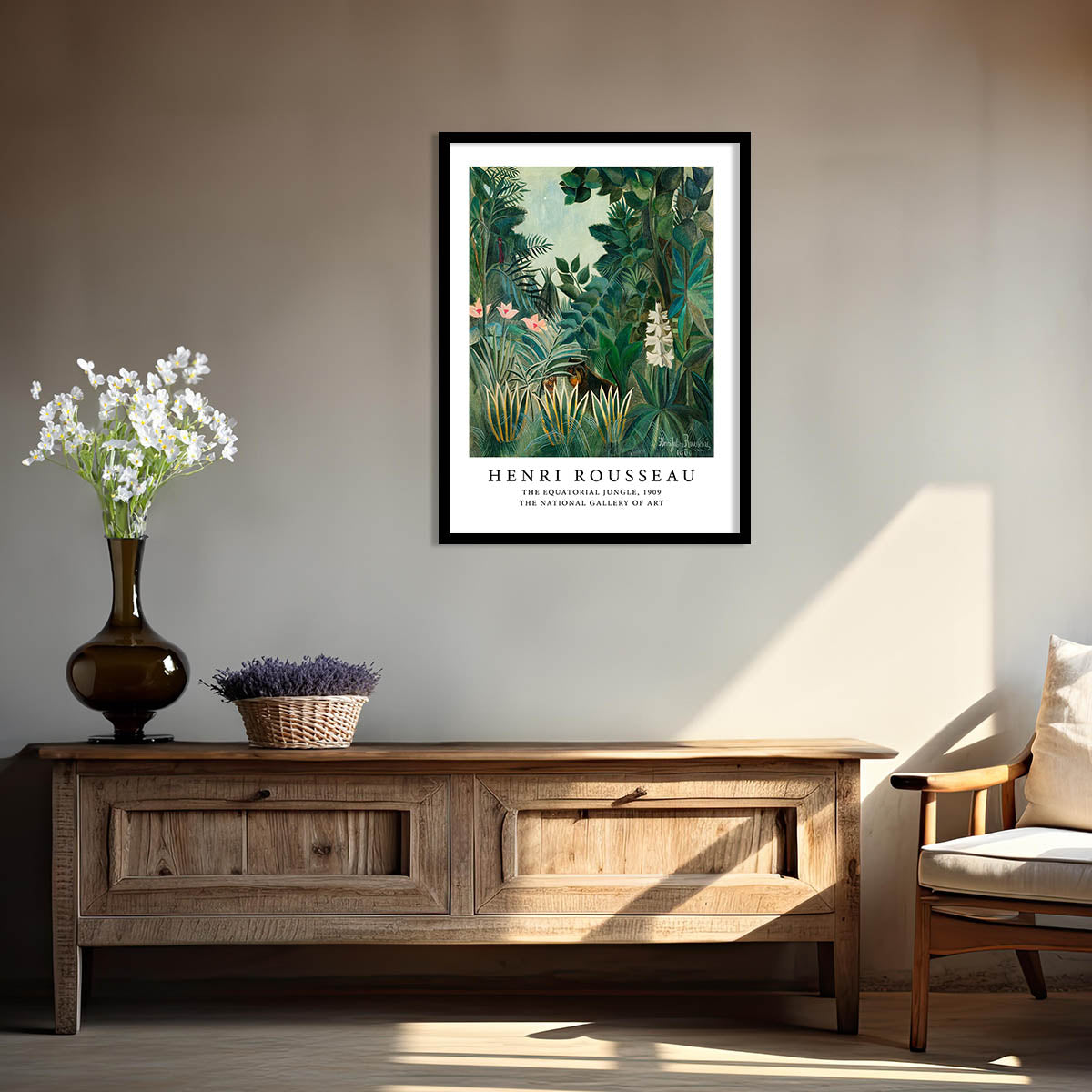 Nature Inspired Framed Art Posters for Home and Office Wall Decor