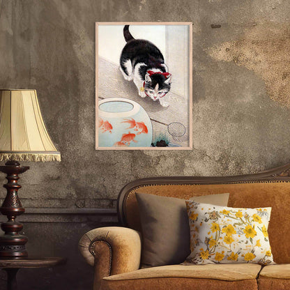 Cat Wall Paintings For Wall Decor Living Room Wall Frames