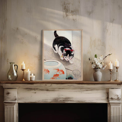 Cat Wall Paintings For Wall Decor Living Room Wall Frames