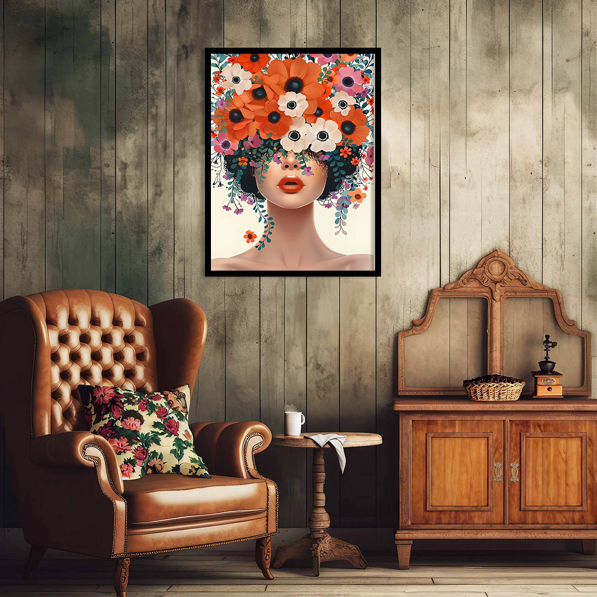 Floral Wall Paintings For Wall Decor Living Room Wall Frames