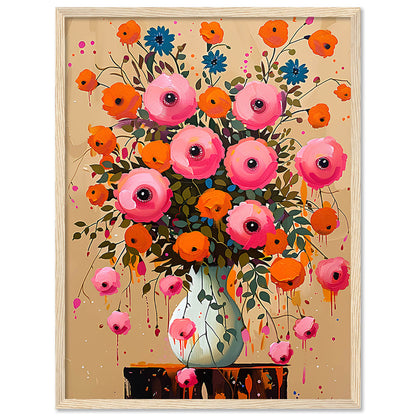 Floral Wall Art Paintings For Wall Decor Living Room Wall Frames