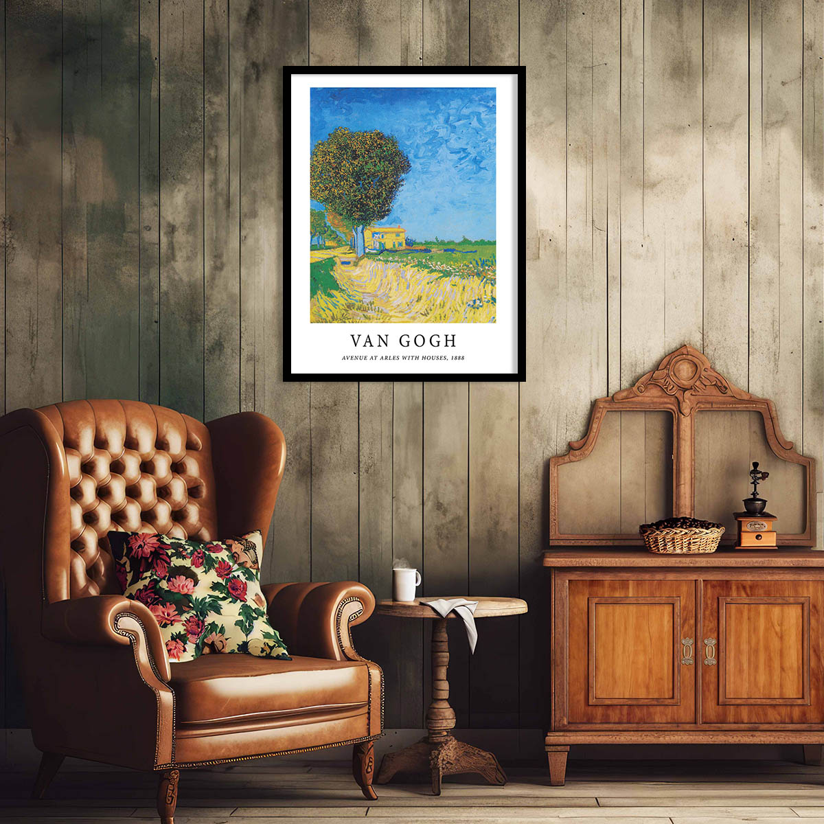 Nature Inspired Framed Art Posters for Home and Office Wall Decor