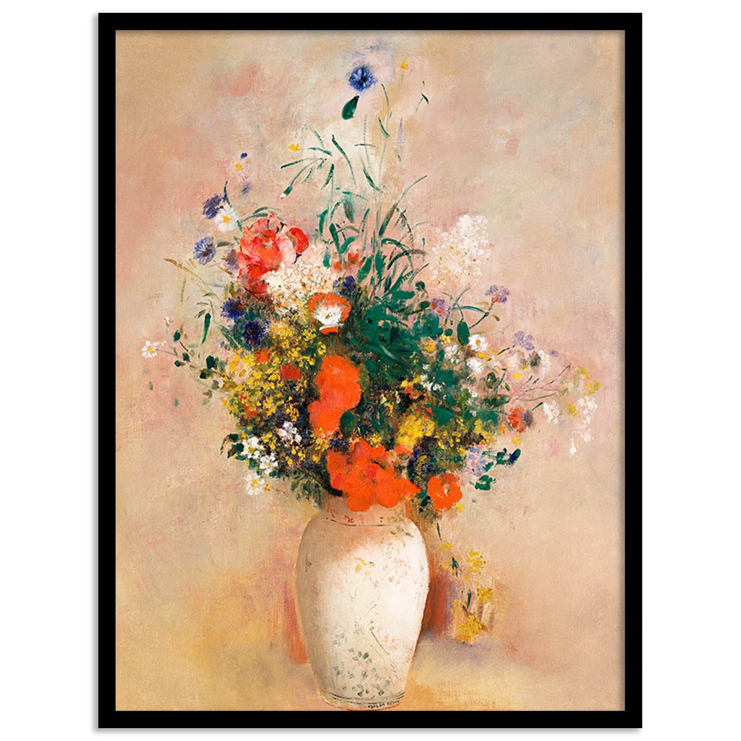 Floral Framed Art Posters for Home and Office Wall Decor