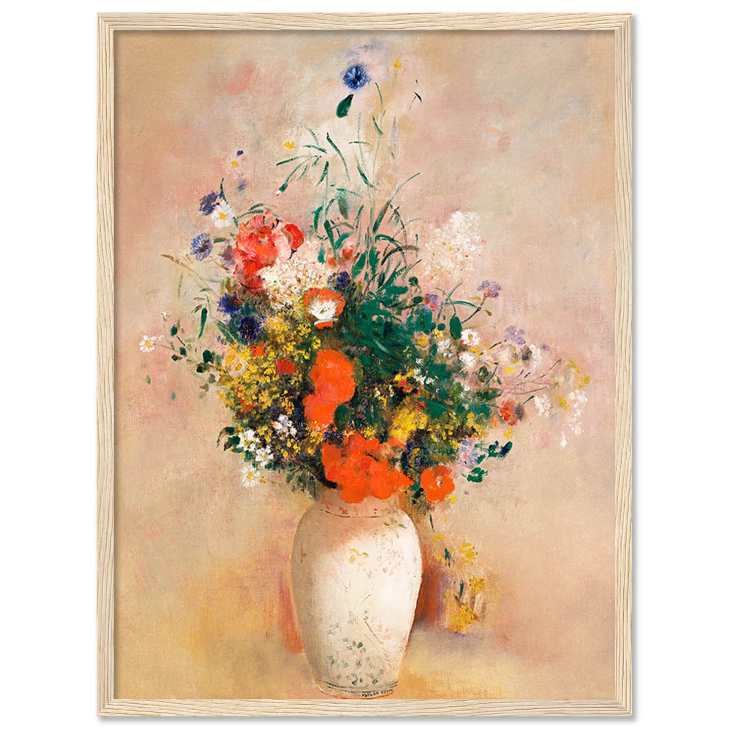 Floral Framed Art Posters for Home and Office Wall Decor